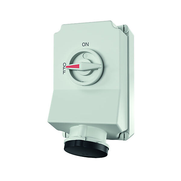 MENNEKES Wanddose DUO 63A,4p,7h,500V,IP44 5957A